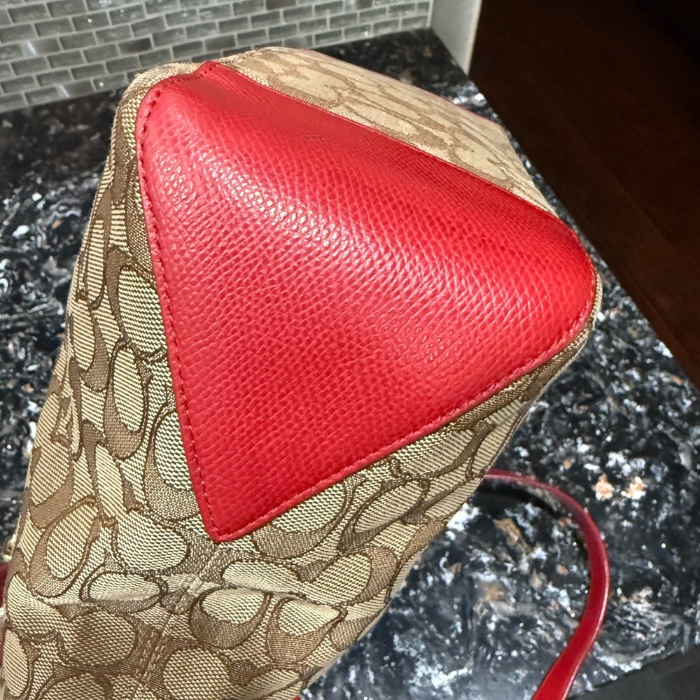 COACH 2016 Outline Zip Top Tote - Picture 6 of 12